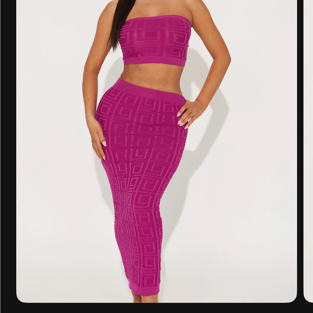 COPY - Magneta skirt set
